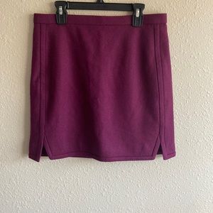 J. Crew wool blend black cherry miniskirt 2
